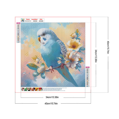 Parrot - Full Round Drill Diamond Painting 40*40CM