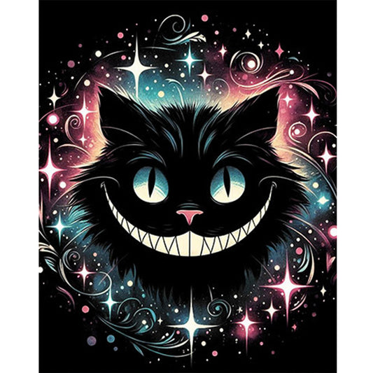 Black Cat - Full Round Drill Diamond Painting 40*50CM