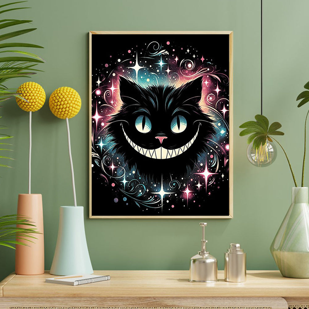 Black Cat - Full Round Drill Diamond Painting 40*50CM