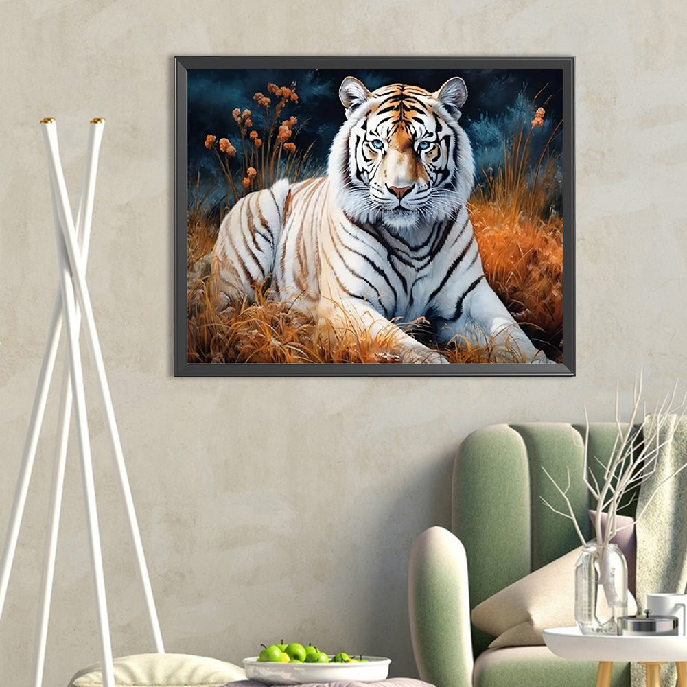 Tiger - Full Round Drill Diamond Painting 50*40CM