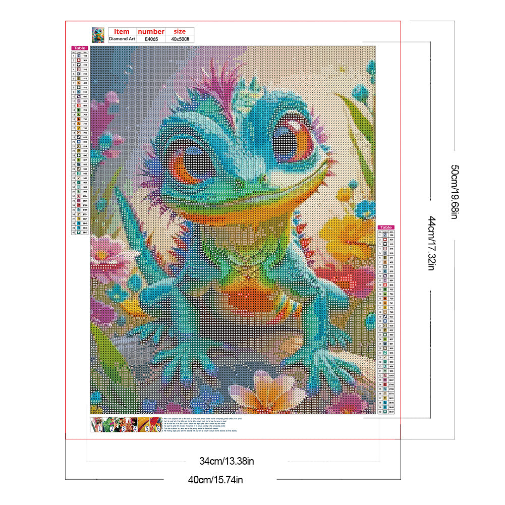 Lizard - Full Round Drill Diamond Painting 40*50CM