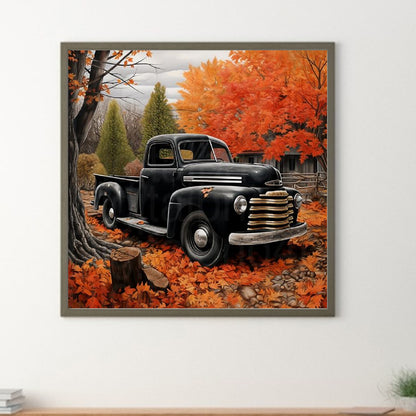 Woods Classic Car - Full Round Drill Diamond Painting 40*40CM