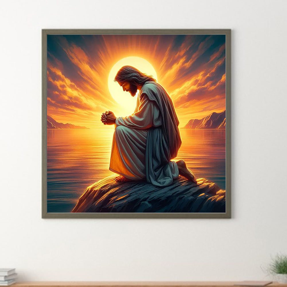 Religious Jesus - Full Round Drill Diamond Painting 50*50CM