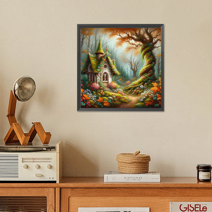 Forest Cabin - Full Square Drill Diamond Painting 30*30CM