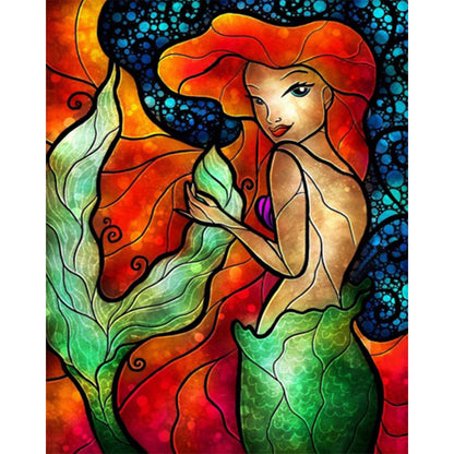 Mermaid - Full AB Square Drill Diamond Painting 40*50CM