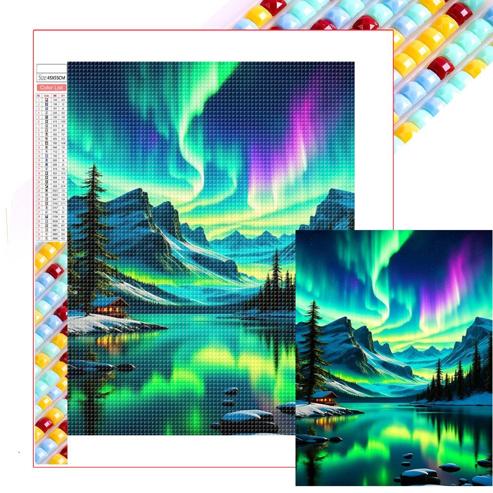 Aurora - Full Square Drill Diamond Painting 45*55CM