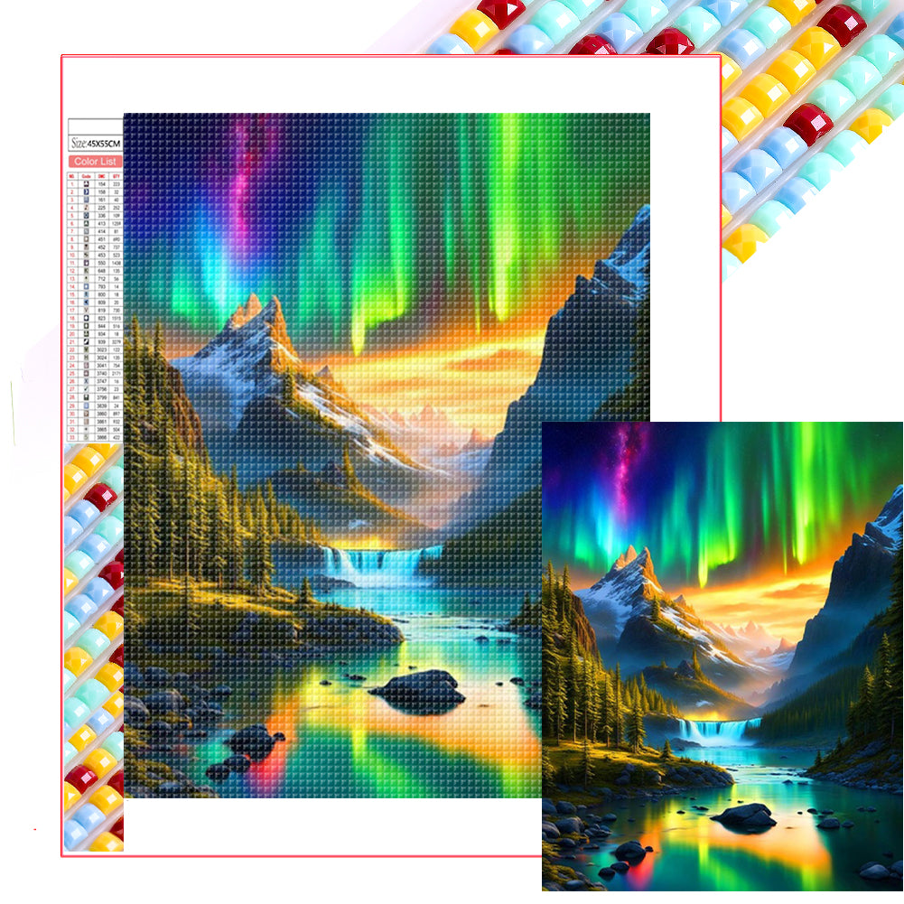 Aurora - Full Square Drill Diamond Painting 45*55CM