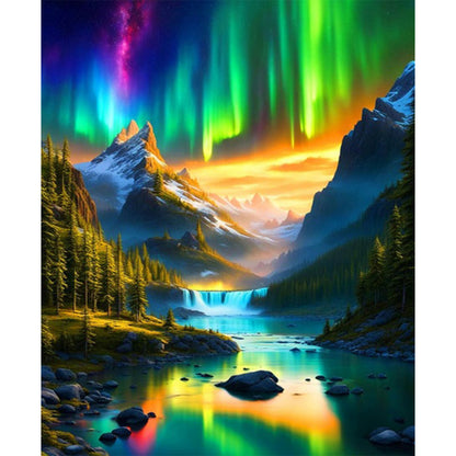 Aurora - Full Square Drill Diamond Painting 45*55CM