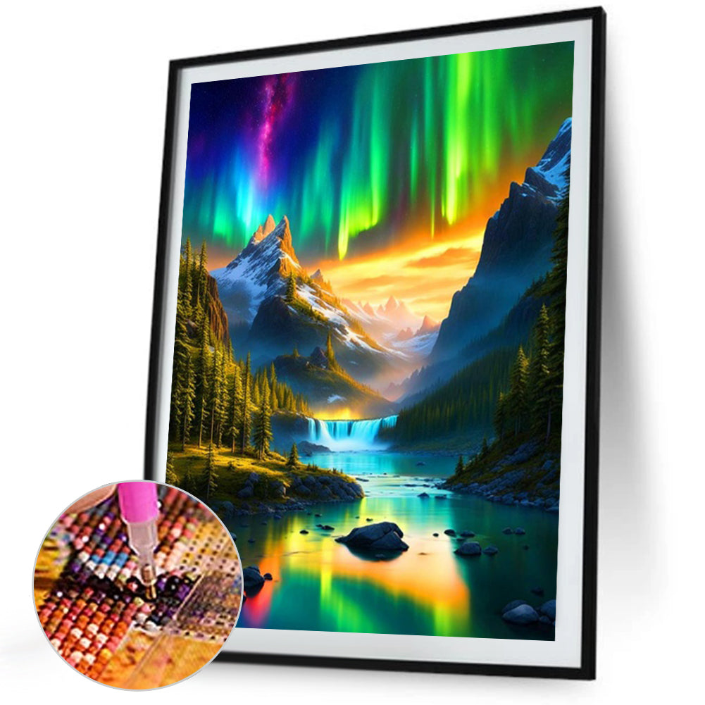 Aurora - Full Square Drill Diamond Painting 45*55CM