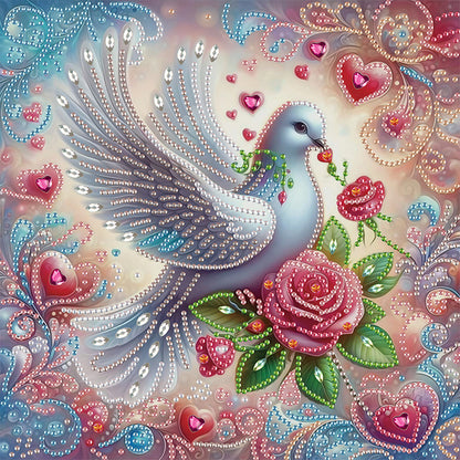 Pigeon - Special Shaped Drill Diamond Painting 30*30CM