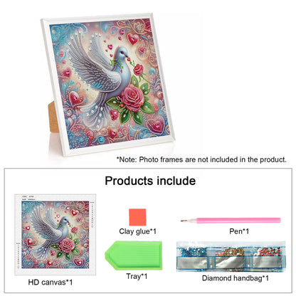 Pigeon - Special Shaped Drill Diamond Painting 30*30CM