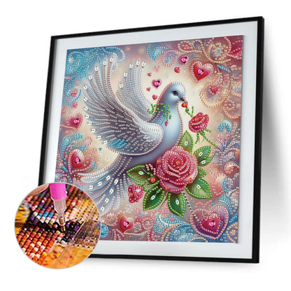 Pigeon - Special Shaped Drill Diamond Painting 30*30CM