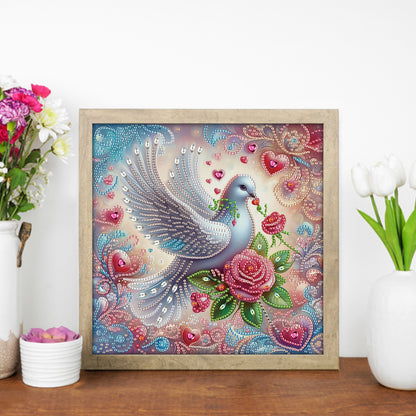 Pigeon - Special Shaped Drill Diamond Painting 30*30CM