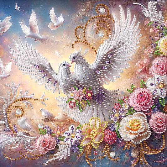 Pigeon - Special Shaped Drill Diamond Painting 30*30CM