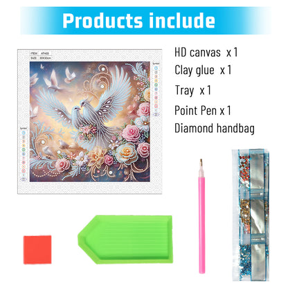 Pigeon - Special Shaped Drill Diamond Painting 30*30CM