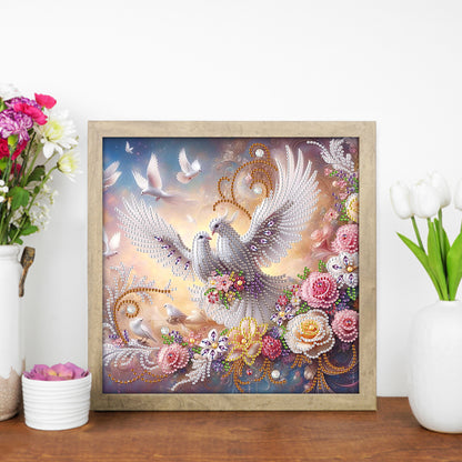 Pigeon - Special Shaped Drill Diamond Painting 30*30CM