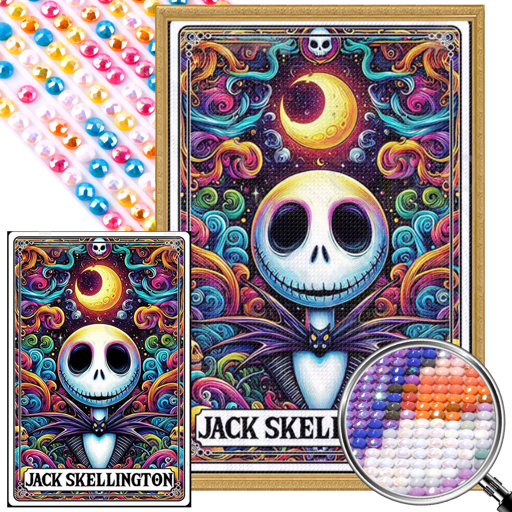 Jack Skeleton - Full AB Round Drill Diamond Painting 40*60CM