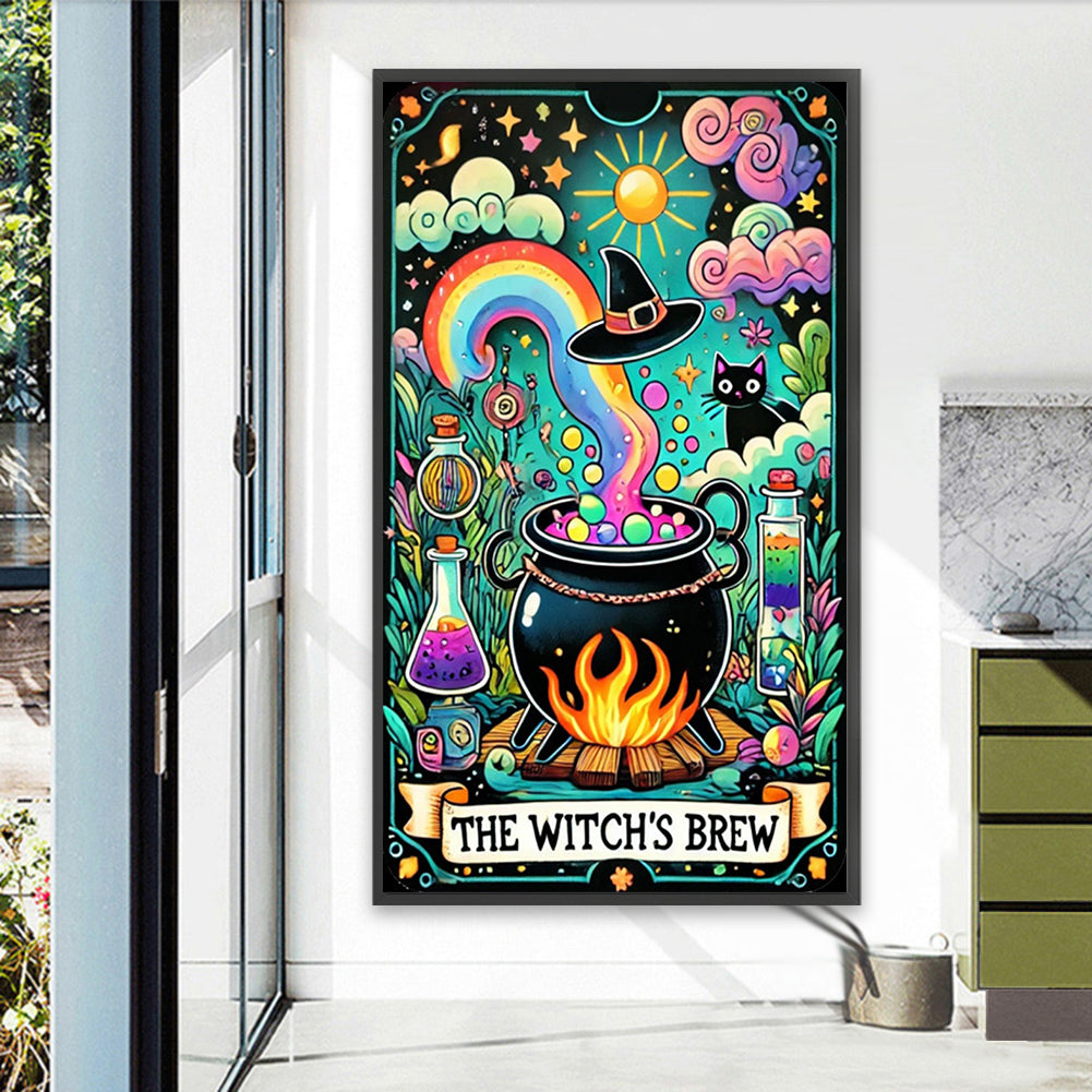 Witch'S Potion - Full AB Round Drill Diamond Painting 40*70CM