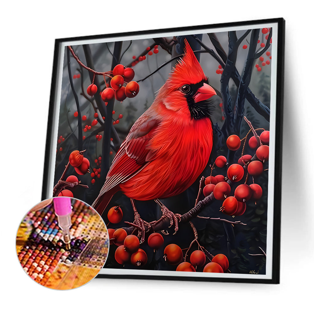 Cardinal - Full Round Drill Diamond Painting 30*30CM