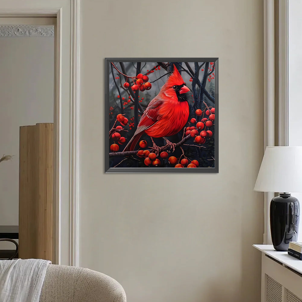 Cardinal - Full Round Drill Diamond Painting 30*30CM