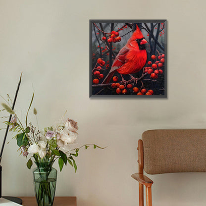 Cardinal - Full Round Drill Diamond Painting 30*30CM