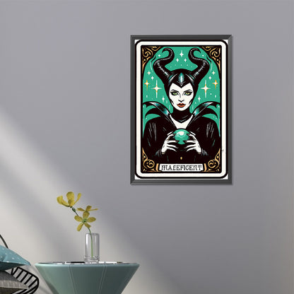 Maleficent Witch - Full AB Round Drill Diamond Painting 40*60CM