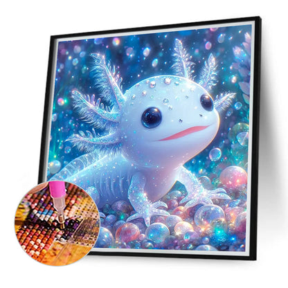 Salamander Fish - Full Round Drill Diamond Painting 40*40CM