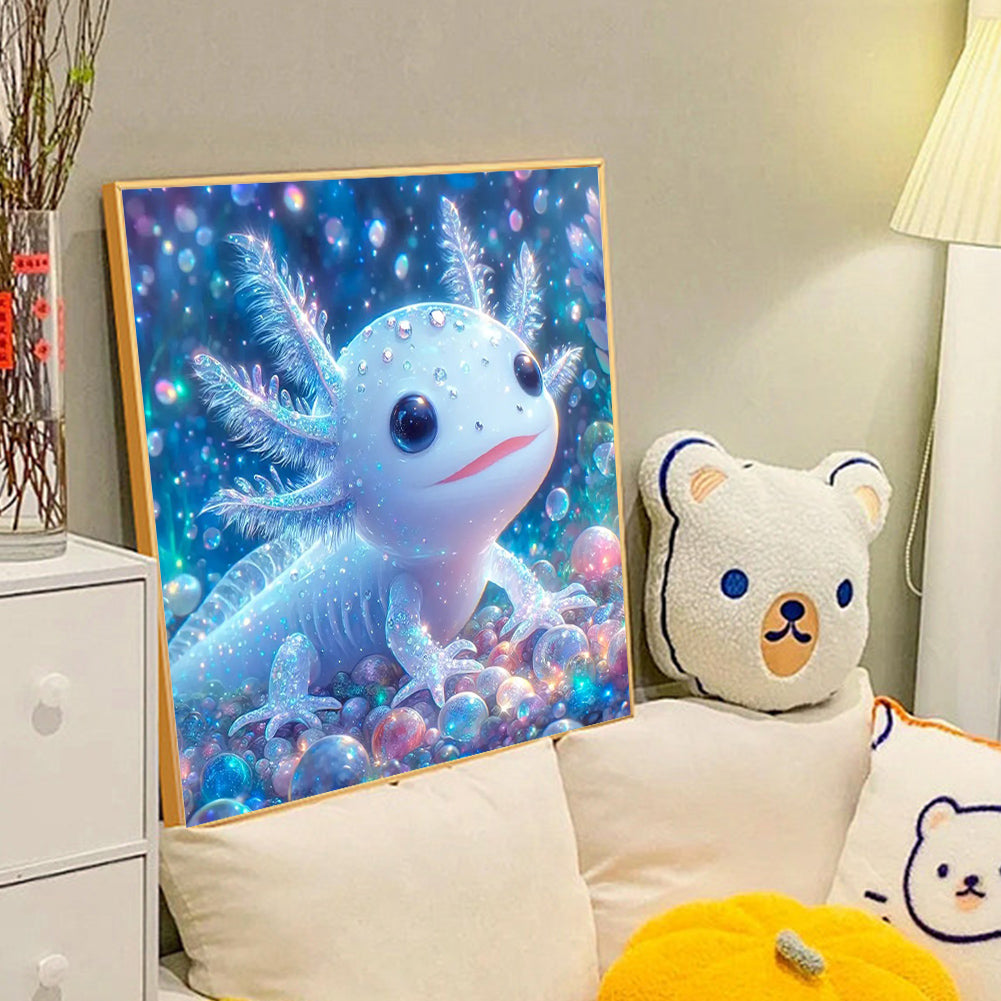 Salamander Fish - Full Round Drill Diamond Painting 40*40CM