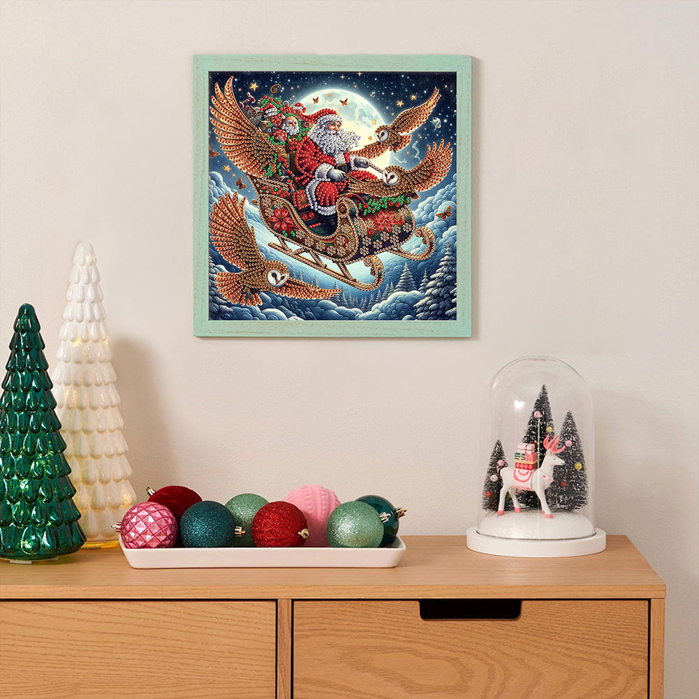 Santa Claus - Special Shaped Drill Diamond Painting 30*30CM