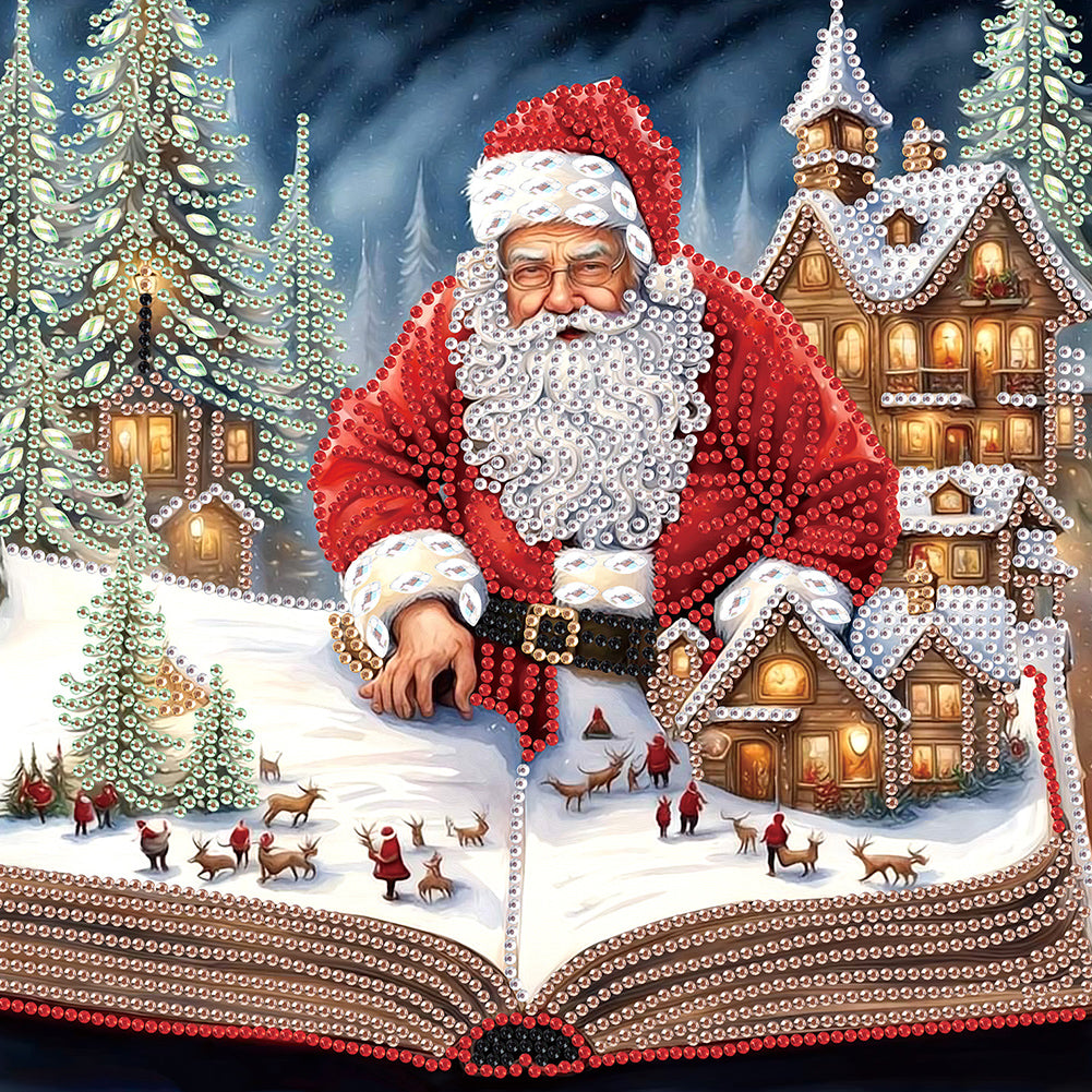 Santa Claus - Special Shaped Drill Diamond Painting 30*30CM