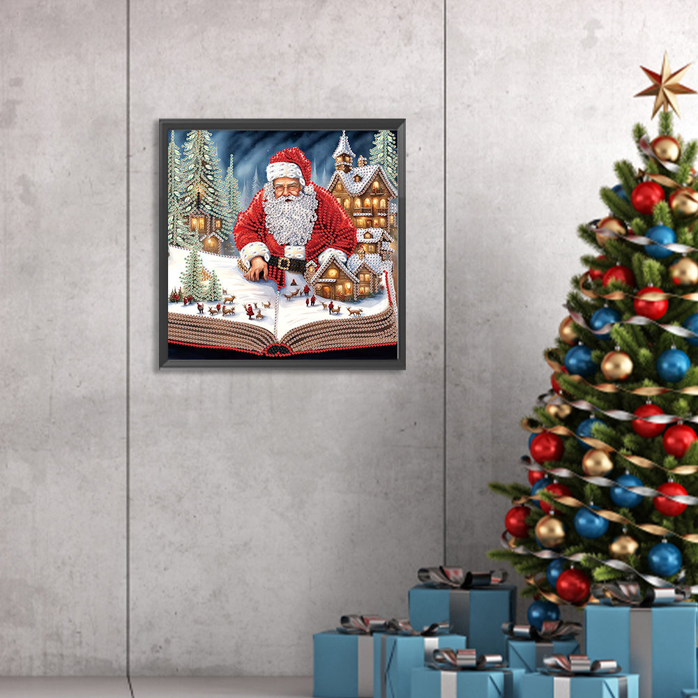 Santa Claus - Special Shaped Drill Diamond Painting 30*30CM