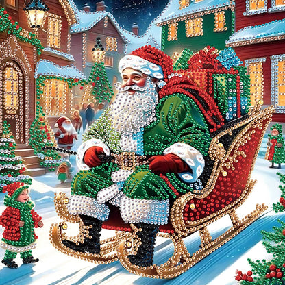 Santa Claus - Special Shaped Drill Diamond Painting 30*30CM