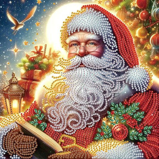 Santa Claus - Special Shaped Drill Diamond Painting 30*30CM