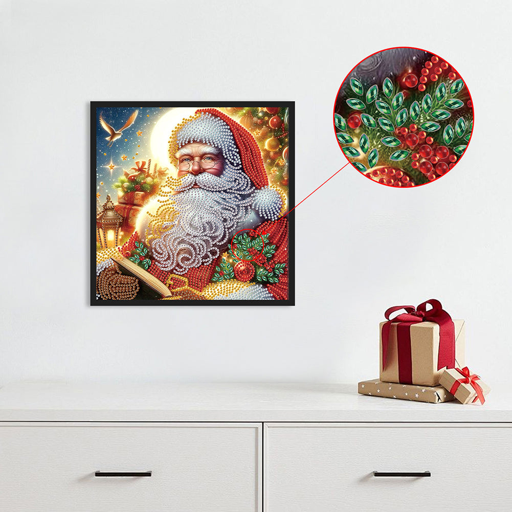 Santa Claus - Special Shaped Drill Diamond Painting 30*30CM