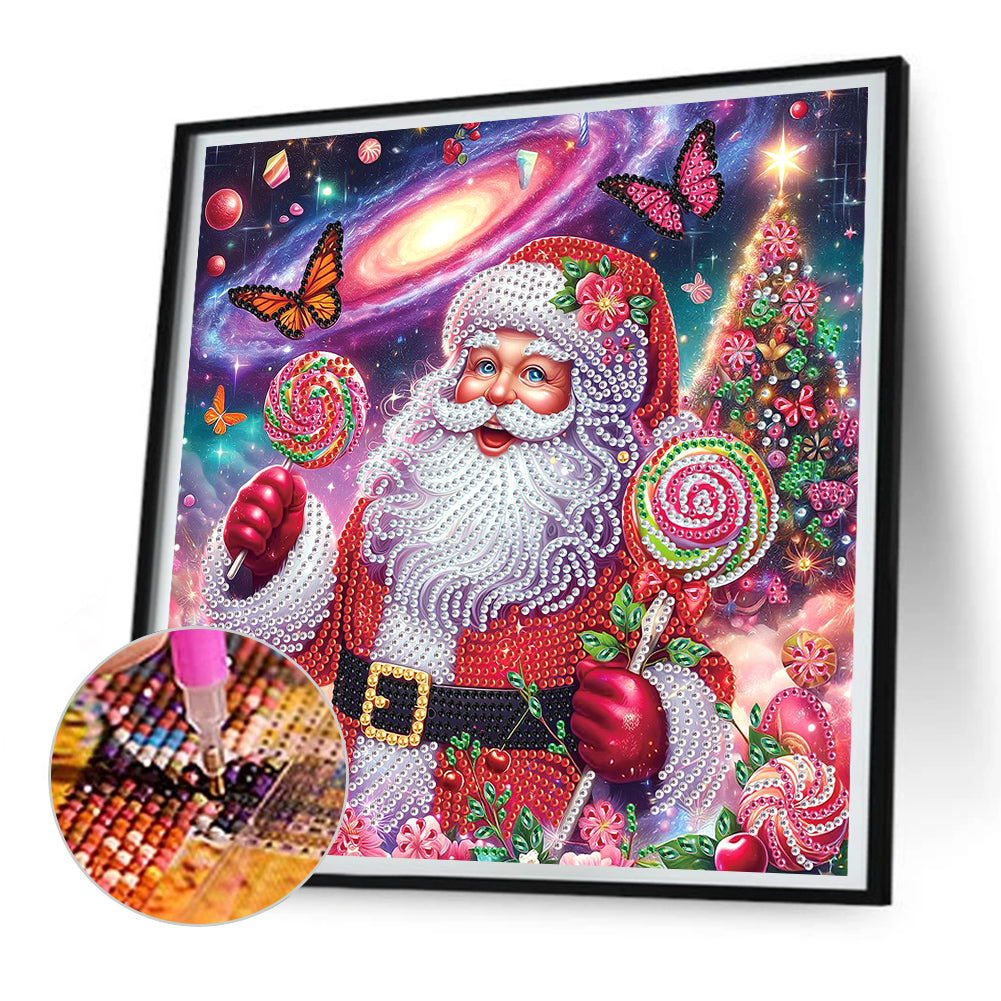 Santa Claus - Special Shaped Drill Diamond Painting 30*30CM