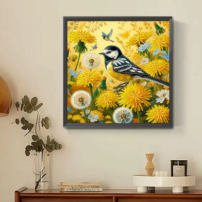 Birdsong And Flowers - Special Shaped Drill Diamond Painting 30*30CM