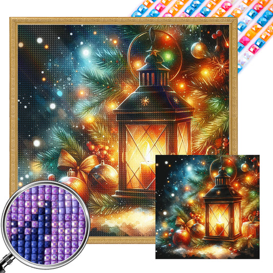 Christmas Tree Lights - Full AB Square Drill Diamond Painting 30*30 CM