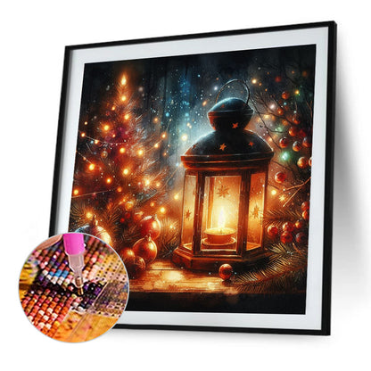 Christmas Tree Lights - Full AB Square Drill Diamond Painting 30*30 CM