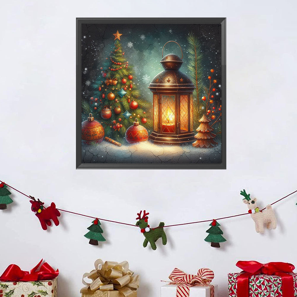 Christmas Tree Lights - Full AB Square Drill Diamond Painting 30*30 CM