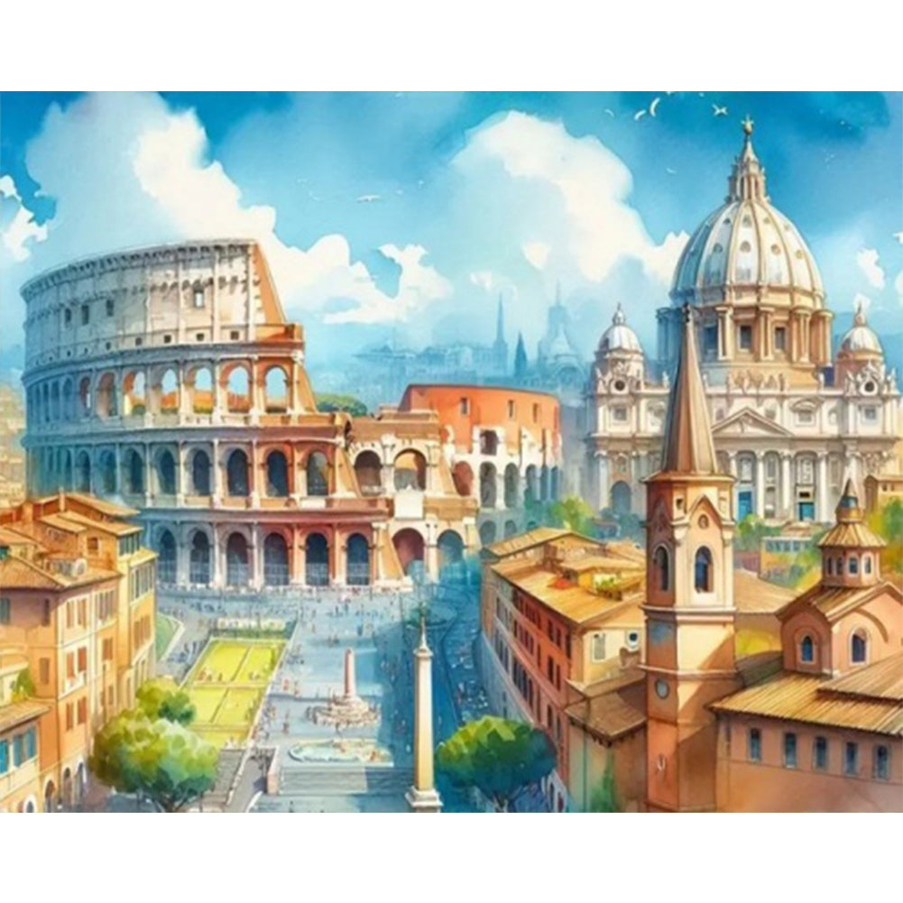 Colosseum - Full Square Drill Diamond Painting 50*40CM