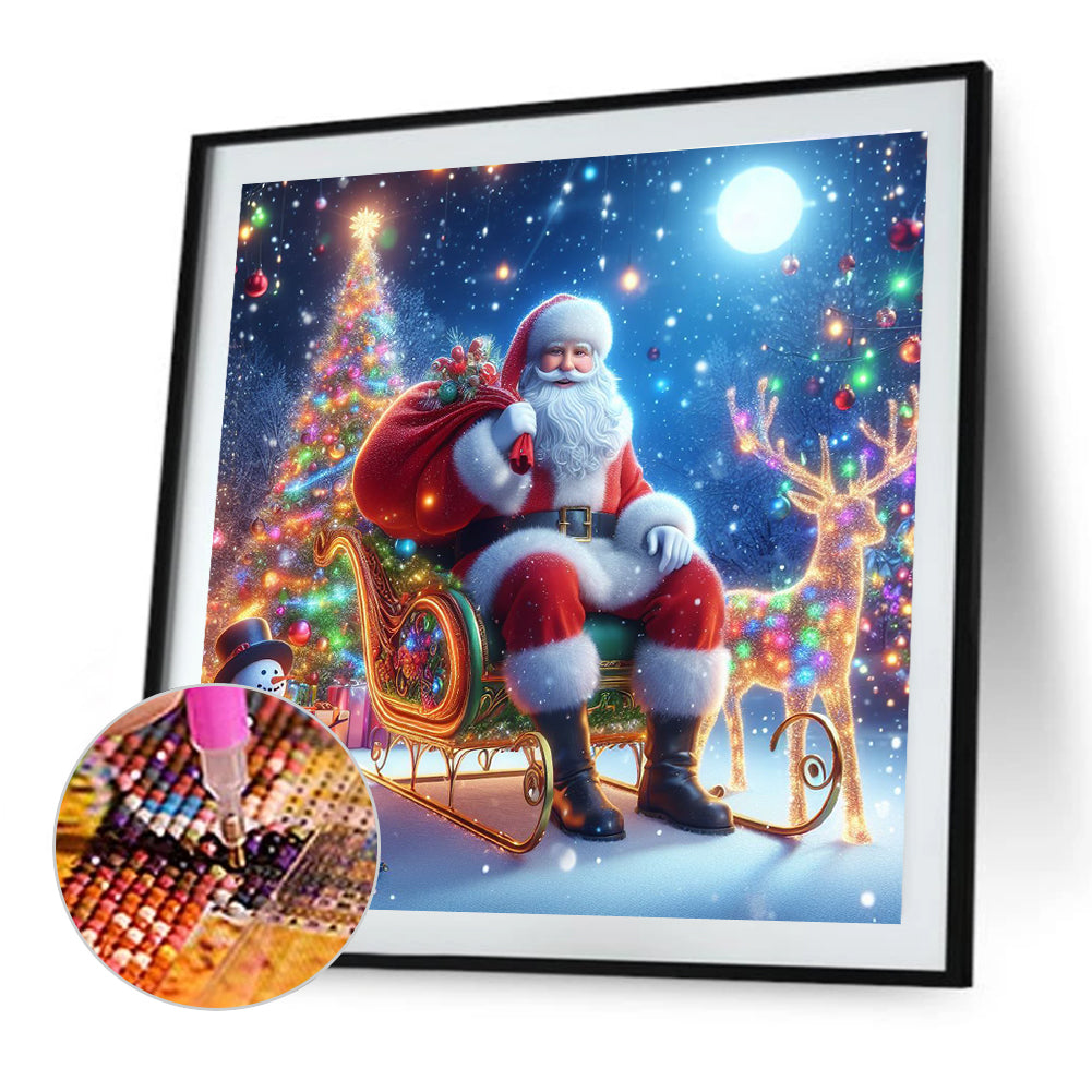 Santa Claus - Full Round Drill Diamond Painting 40*40CM