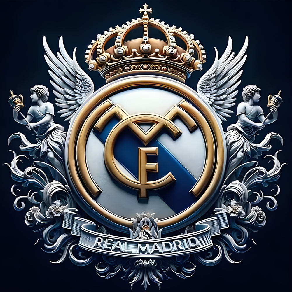 Real Madrid - Full Round Drill Diamond Painting 40*40CM