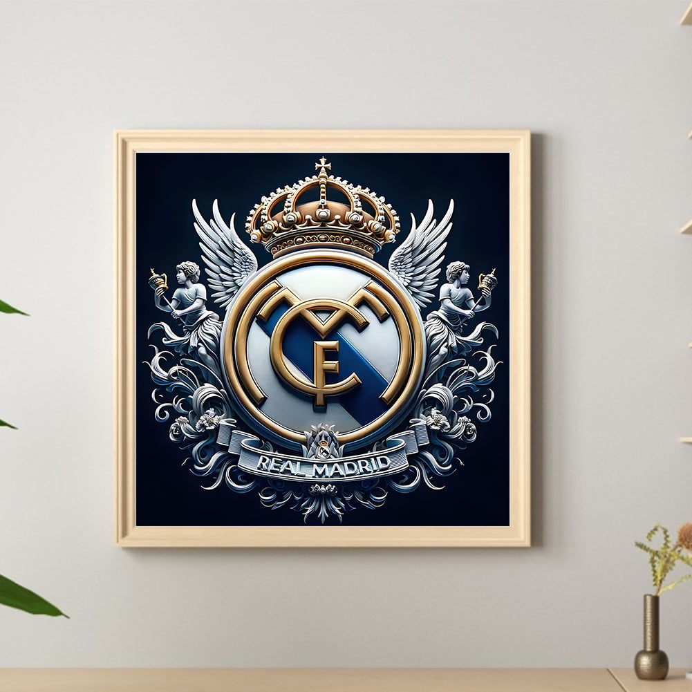 Real Madrid - Full Round Drill Diamond Painting 40*40CM