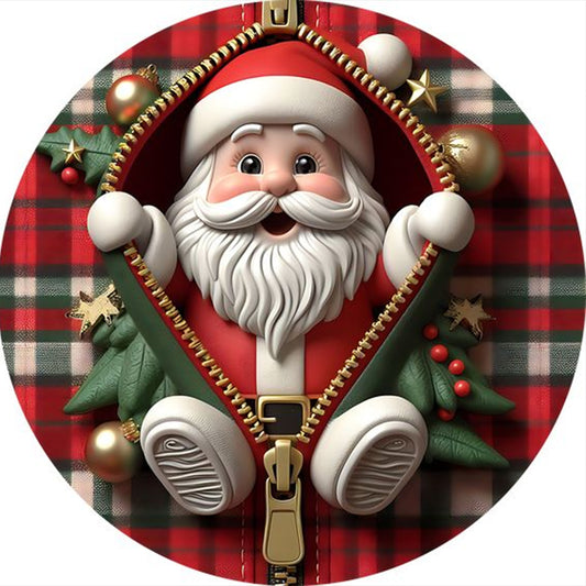 Santa Claus - Full Round Drill Diamond Painting 30*30CM