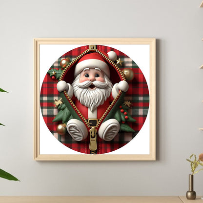 Santa Claus - Full Round Drill Diamond Painting 30*30CM