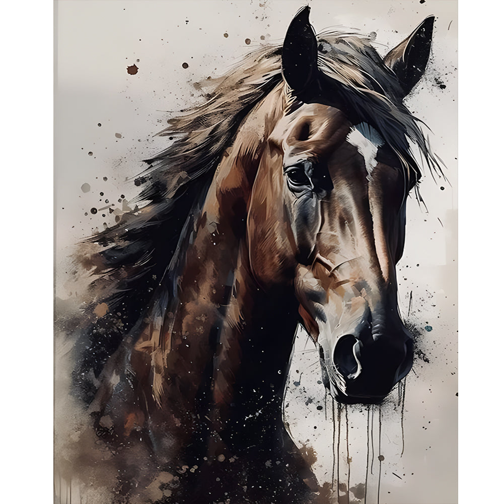 Horse - Full Round Drill Diamond Painting 40*50CM