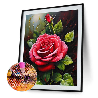 Rose - Full Round Drill Diamond Painting 40*50CM