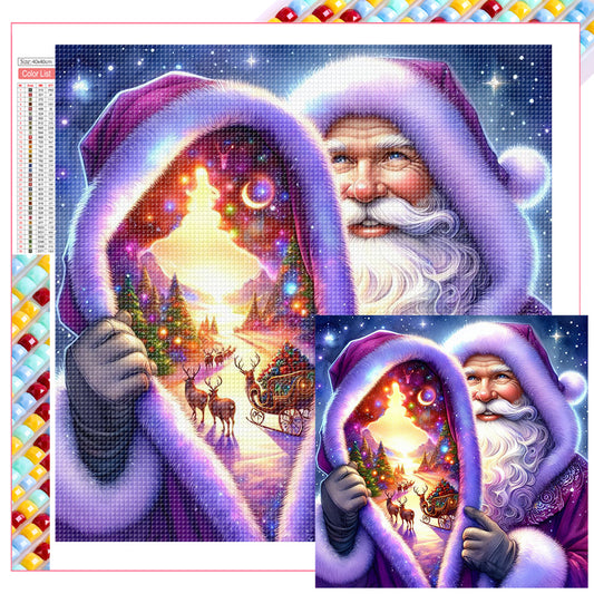 Santa Claus - Full Square Drill Diamond Painting 40*40CM