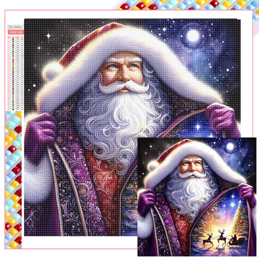 Santa Claus - Full Square Drill Diamond Painting 40*40CM