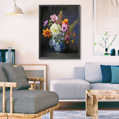 Flower Vase - Full Square Drill Diamond Painting 45*60CM